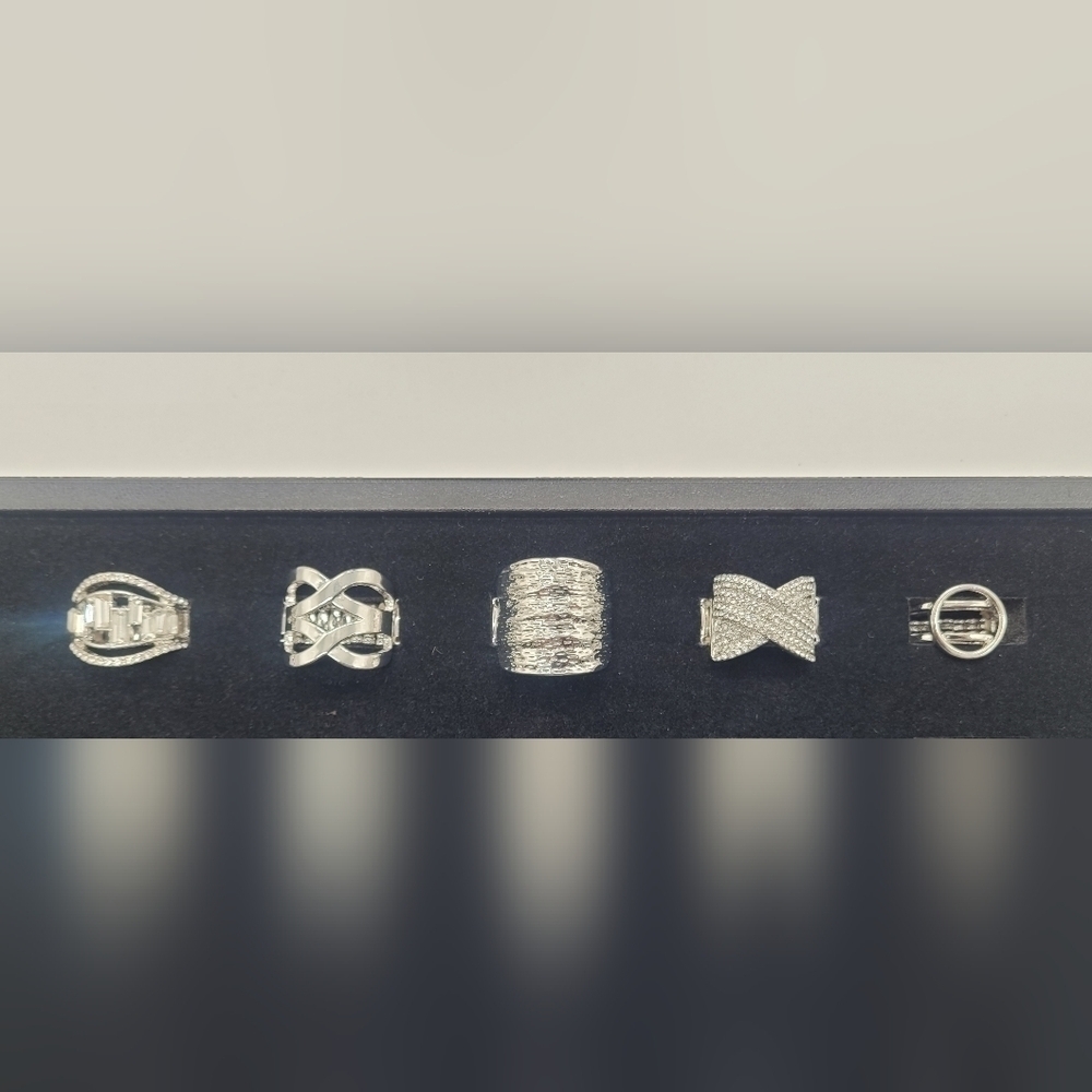 Paparazzi Jewelry Collection 5 Rings (Silver Dream)​​​